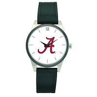Women's Black Alabama Crimson Tide Silicone Strap Wristwatch