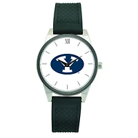 Women's Black BYU Cougars Silicone Strap Wristwatch