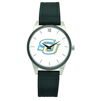 Women's Black Southern University Jaguars Silicone Strap Wristwatch
