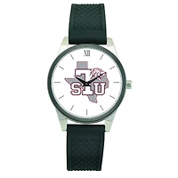 Women's Black Texas Southern Tigers Silicone Strap Wristwatch