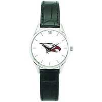 Women's Silver North Carolina Central Eagles Stainless Steel Watch with Leather Band