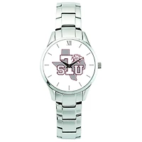 Men's Silver Texas Southern Tigers Stainless Steel Wristwatch