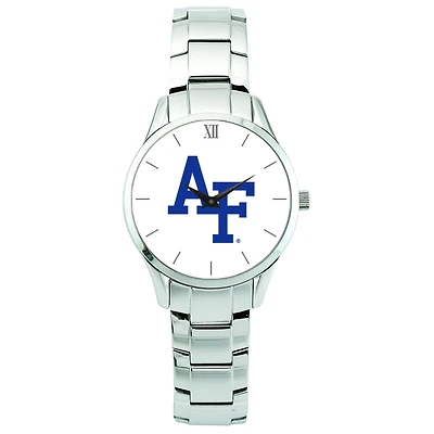 Men's Silver Air Force Falcons Stainless Steel Wristwatch