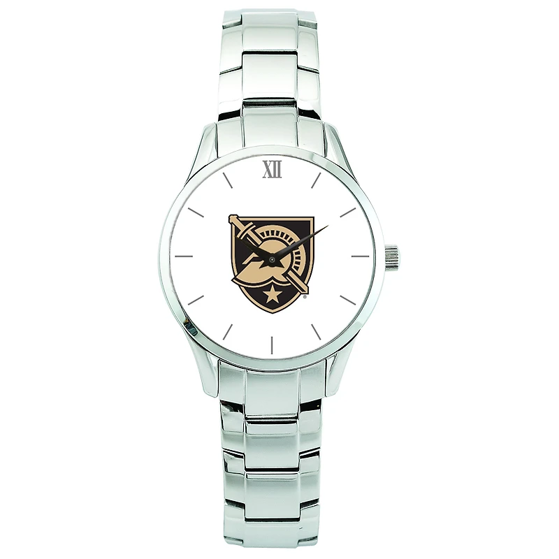 Men's Silver Army Black Knights Stainless Steel Wristwatch