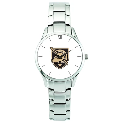 Men's Silver Army Black Knights Stainless Steel Wristwatch