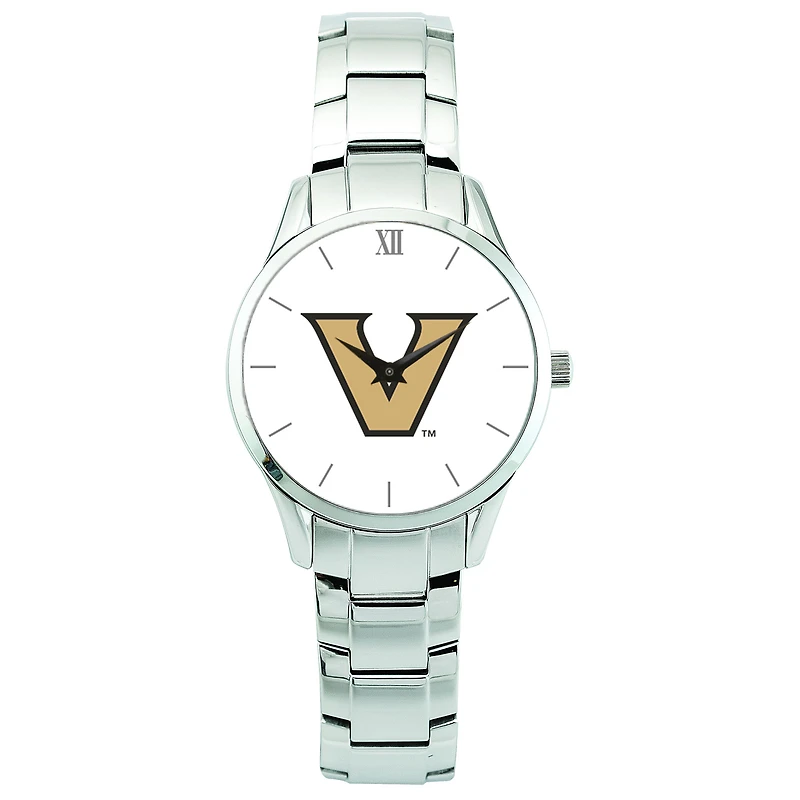 Men's Silver Vanderbilt Commodores Stainless Steel Wristwatch