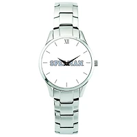 Men's Silver Spelman College Jaguars Stainless Steel Wristwatch