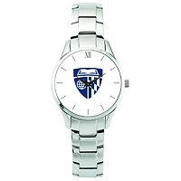 Men's Silver Johns Hopkins Blue Jays Stainless Steel Wristwatch