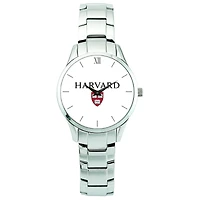 Men's Silver Harvard Crimson Stainless Steel Wristwatch