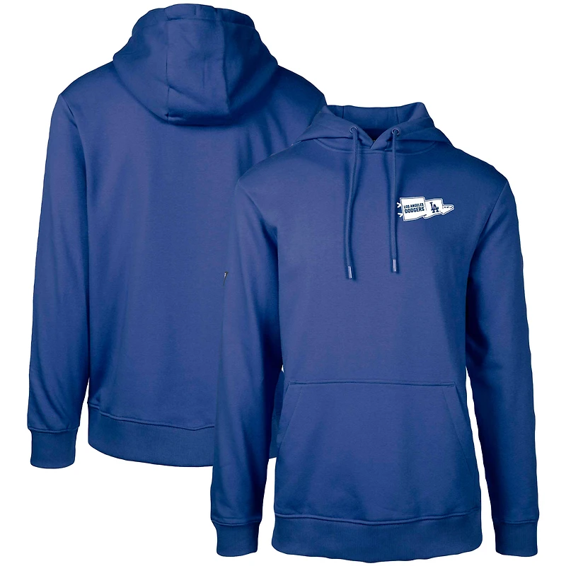 Men's Levelwear  Royal Los Angeles Dodgers  Podium Rafters Pullover Hoodie