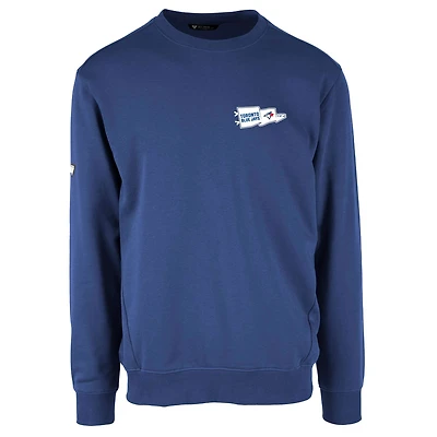 Men's Levelwear  Royal Toronto Blue Jays  Zane Rafters Pullover Sweatshirt