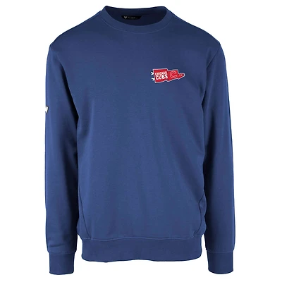 Men's Levelwear  Royal Chicago Cubs  Zane Rafters Pullover Sweatshirt