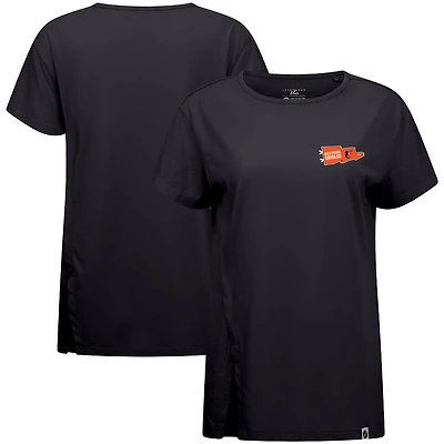 Women's Levelwear  Black Baltimore Orioles  Influx Rafters T-Shirt