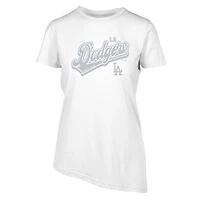 Women's Levelwear  White Los Angeles Dodgers  Birch Sweep T-Shirt