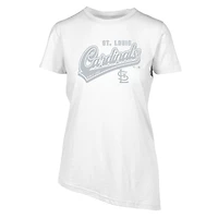Women's Levelwear  White St. Louis Cardinals  Birch Sweep T-Shirt