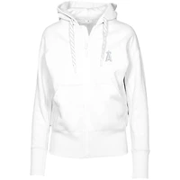 Women's Levelwear  White Los Angeles Angels  Gardinia Core Full-Zip Hoodie