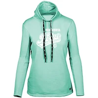 Women's Levelwear  Mint Minnesota Twins  Loop Sweep Pullover Sweatshirt