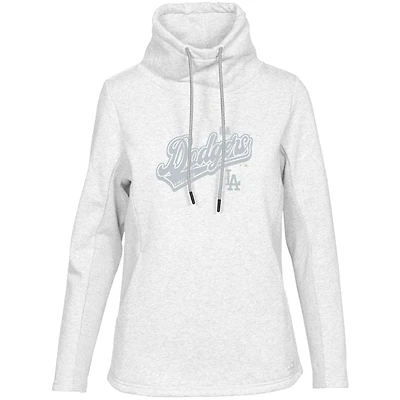 Women's Levelwear  White Los Angeles Dodgers  Loop Sweep Pullover Sweatshirt