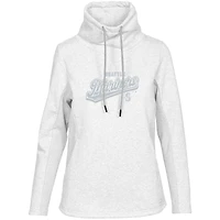 Women's Levelwear  White Seattle Mariners  Loop Sweep Pullover Sweatshirt