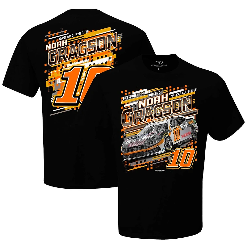 Men's Stewart-Haas Racing Team Collection Black Noah Gragson Draft T-Shirt