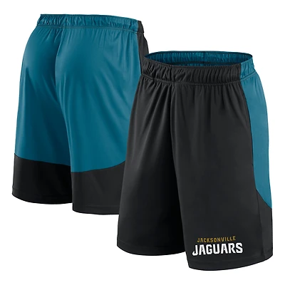Men's Fanatics Black/Teal Jacksonville Jaguars Launch Shorts