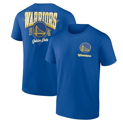 Men's Logo Athletic Royal Golden State Warriors Never Over T-Shirt