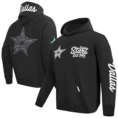 Men's Pro Standard Black Dallas Stars Paint the City Pullover Hoodie