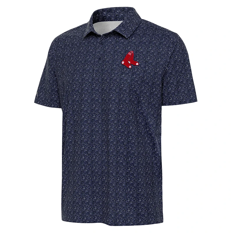Men's Antigua Navy Boston Red Sox Figment Polo