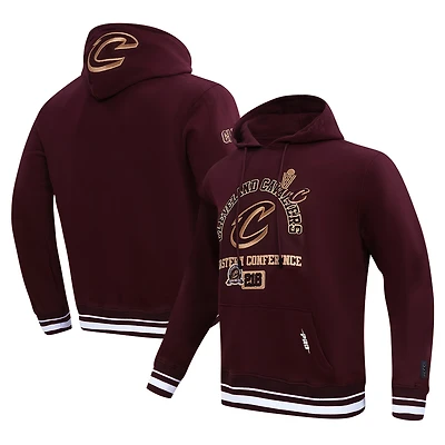 Men's Pro Standard Wine Cleveland Cavaliers Area Code Pullover Hoodie