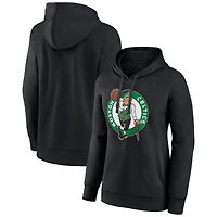 Women's Black Boston Celtics Primary Logo Pullover Hoodie