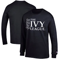 Men's Champion Black Ivy League Long Sleeve T-Shirt