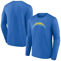 Men's Powder Blue Los Angeles Chargers Primary Logo Long Sleeve T-Shirt