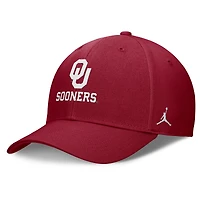 Men's Jordan Brand Crimson Oklahoma Sooners Campus Club Adjustable Hat