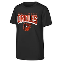 Youth  Black Baltimore Orioles On The Block T-Shirt