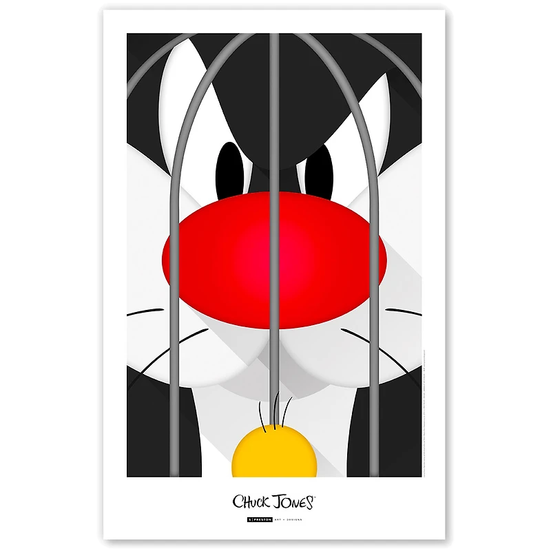 Looney Tunes Chuck Jones Gallery Putty Tat Trouble 11" x 17" Poster Print