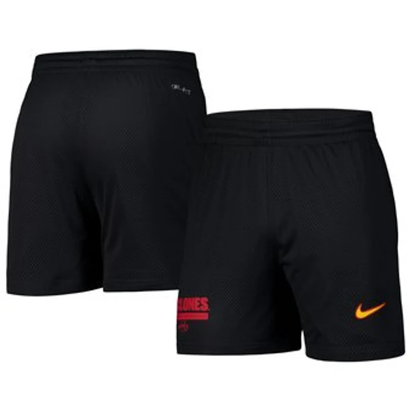 Men's Nike Black Iowa State Cyclones 2024 Sideline Mesh Shorts
