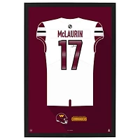 Terry McLaurin Washington Commanders Away Jersey Framed Art Print