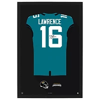 Trevor Lawrence Jacksonville Jaguars Home Jersey Framed Art Print
