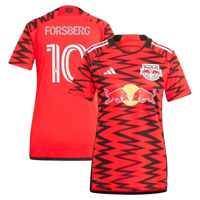 Women's adidas Emil Forsberg Red New York Red Bulls 2024 Legacy Replica Player Jersey