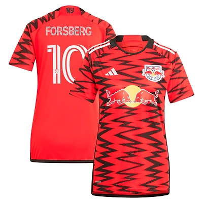 Women's adidas Emil Forsberg Red New York Red Bulls 2024 Legacy Replica Player Jersey