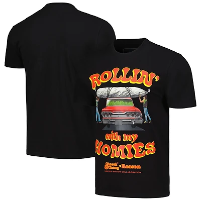 Unisex Reason Black Cheech & Chong Rollin' With The Homies Graphic Box T-Shirt