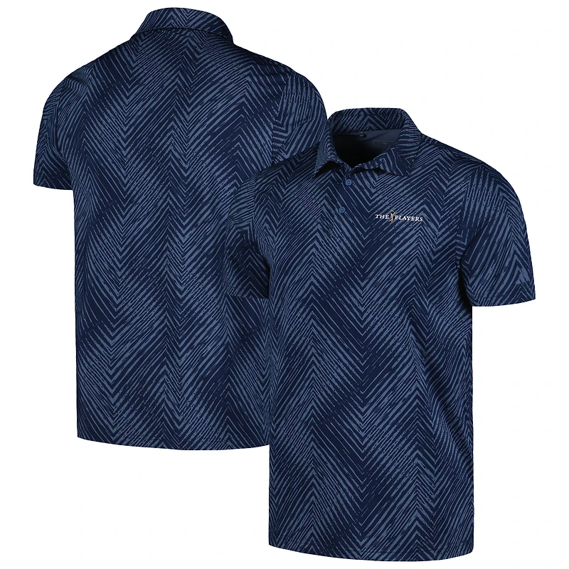 Men's adidas Navy THE PLAYERS Ultimate365 Allover Print Polo