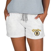 Women's Concepts Sport Oatmeal Boston Bruins Mainstream Terry Lounge Shorts