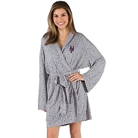 New York Mets Concepts Sport Female Adult Women's Frill Hacci Knit Robe - Gray