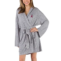 Los Angeles Angels Concepts Sport Female Adult Women's Frill Hacci Knit Robe - Gray