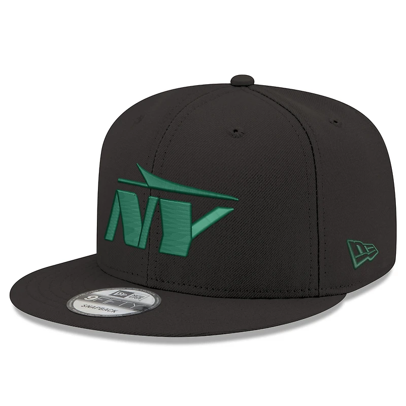 Men's New Era Black New York Jets Standard 9FIFTY Snapback Hat
