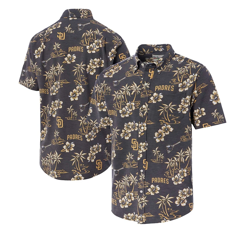 Men's Reyn Spooner Brown San Diego Padres Kekai Button-Down Shirt