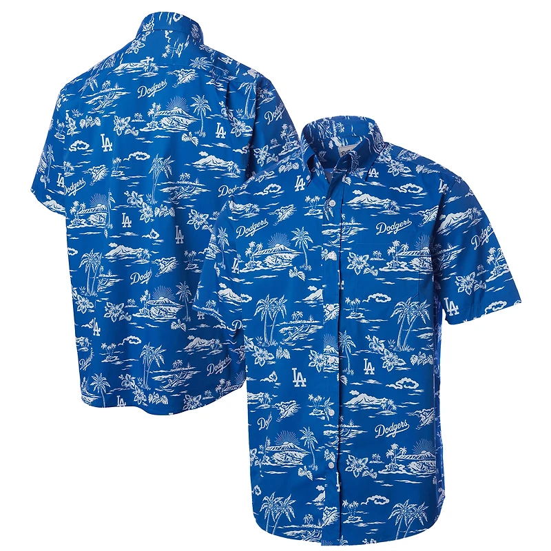 Men's Reyn Spooner Royal Los Angeles Dodgers Kekai Button-Down Shirt