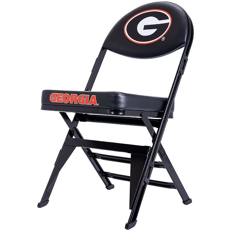 Georgia Bulldogs Courtside Team Bench Logo Chair