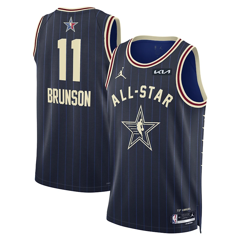 Unisex Jordan Brand Jalen Brunson Navy 2024 NBA All-Star Game Swingman Jersey